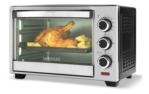 Horno Electrico Smartlife 38 L Acero Inoxidable 1600 W Dimm