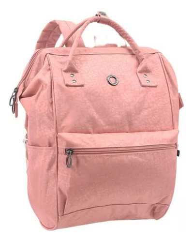 Mochila Boca De Pez Amayra Camuflado Reforzado Rosa Ideal Para Escuela Y Uso Diario Resistente Y Espaciosa