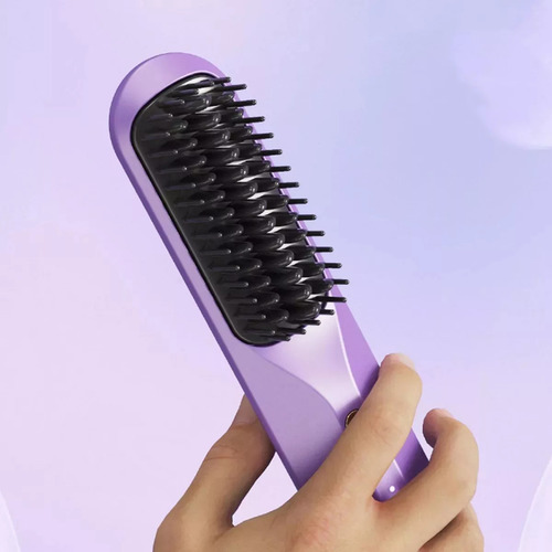 Mini Peine Portátil Para Alisar El Cabello Con Iones Negativ