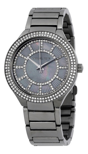 Reloj Michael Kors Kerry Acero Inox Cristales Mujer