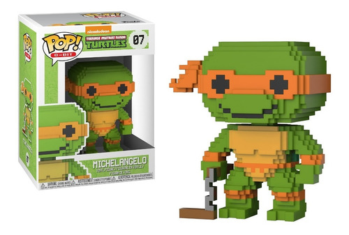 Funko Pop 8-bit Las Tortugas Ninja Michelangelo