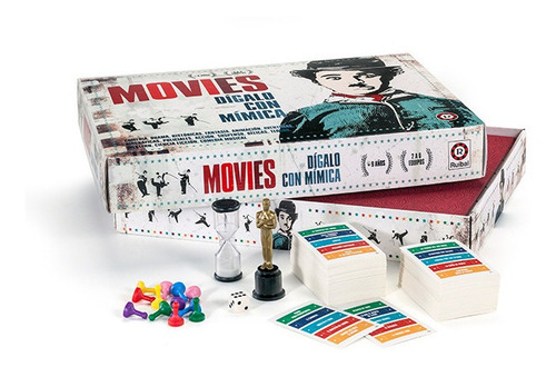 Imagen 3 de 8 de Movies Juego De Mesa Cine Dígalo Con Mímica Ruibal Lelab