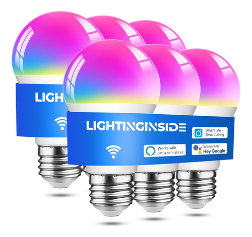 Bombillas Inteligentes Rgb Cw A19 E26 Alexa/google
