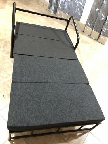 Sofa Sillon Cama 1 1/2 Pl. Caño Reforzado Con Colchon !!!!