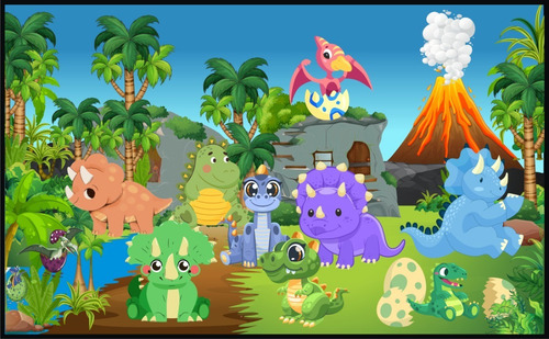 Banners Infantiles-poster-dinosaurios Bebes