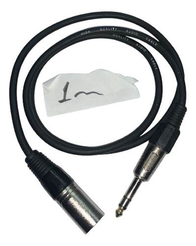 Cable Adaptador Plug Stereo A Canon Xlr Macho 1m 