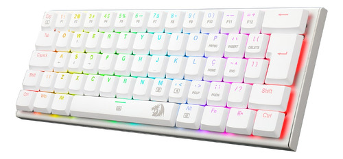 Redragon Anivia Lunar White Rgb Switch Azul Lunar White Português Abnt2