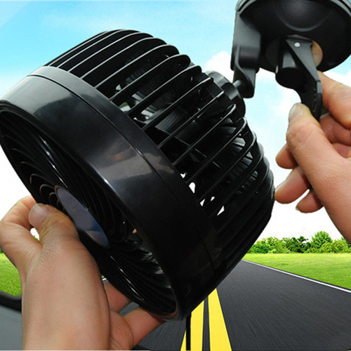 Ventilador Portátil Usb Para Carro Com Ventosa, Ventilador
