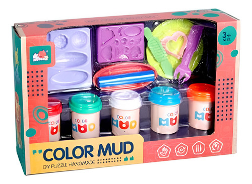 Cyc Plastilina Con Moldes Con 5 Botes Con Masas Juguete