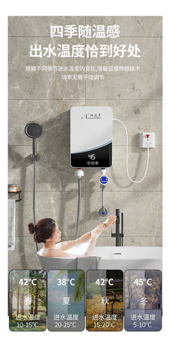 Aquecedor Elétrico De Água Para Banheiro E Chuveiro 3500w