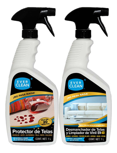 Kit De Limpieza - Protector Y Desmanchador De Telas