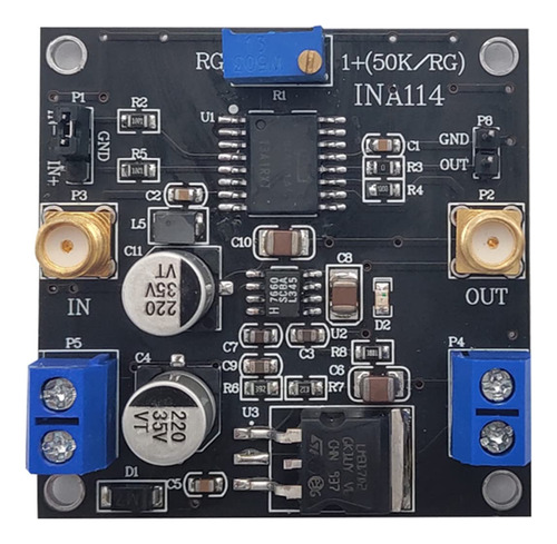 Taidacent Ina114 Amplificador De Instrumentacion 1000 Veces 