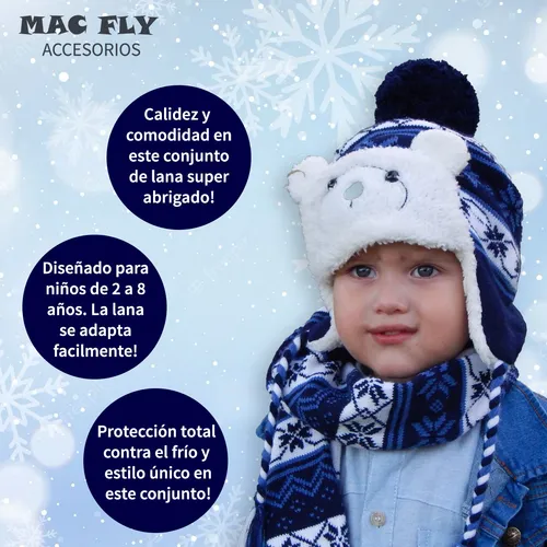 Gorro bufanda y guantes niño sale