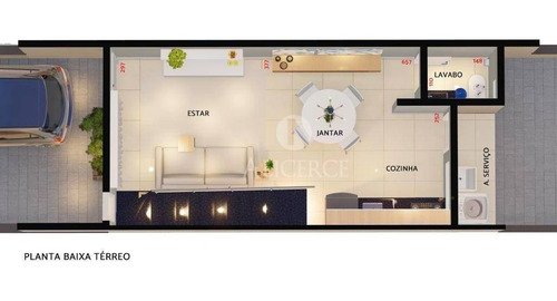 Imagem 13 de 14 de Sobrado Com 2 Dormitórios À Venda, 73 M² Por R$ 240.000,00 - Sertão Do Maruim - São José/sc - So0010