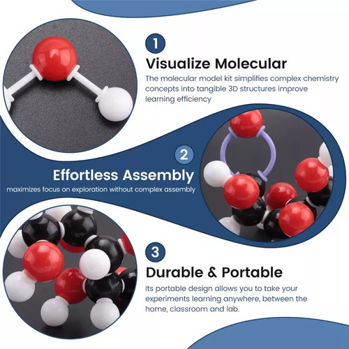 Modelo Estructura Molecular Bola Química Y Palo