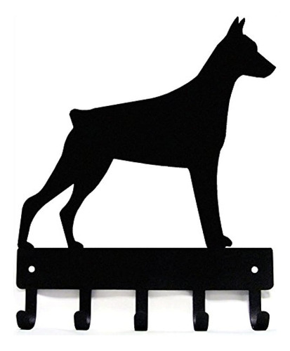 Dóberman Rack / Correa Del Perro Percha De Ropa Clave  Artes