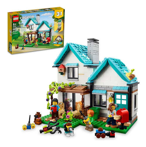 Lego Creator 3 En 1 Cozy House Toy Set 31139, Maqueta De Con