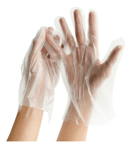 Guantes De Polietileno Transparente 100 Unidades