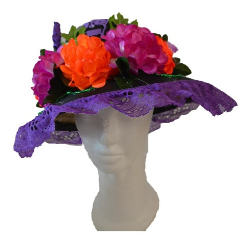 Sombrero Catrina Cempa 1a Muertos Halloween