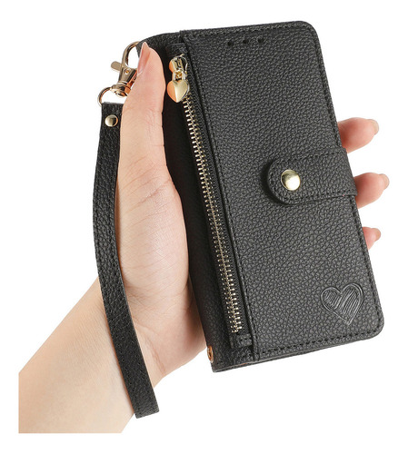 . Funda De Piel Tipo Cartera For Teléfono Sharp Aquos .