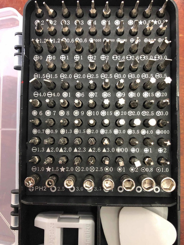 Imagen 8 de 8 de Juego De Destornilladores Para Reparación De Celulares 115pz