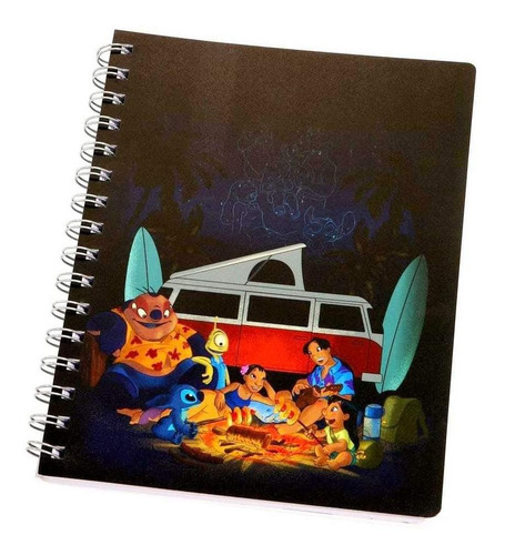 Disney Libreta Journal Stitch Cuaderno De Viaje