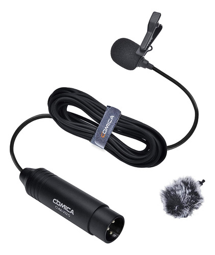 Comica Cvm-v02o Phantom Power Omnidireccional Xlr Lavalie...