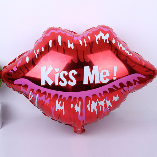 10 Unidades De 22 Globos Con Forma De Labios Para Imprimir E