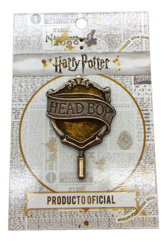 Pin Harry Potter Head Boy Hufflepuff Muy Lejano