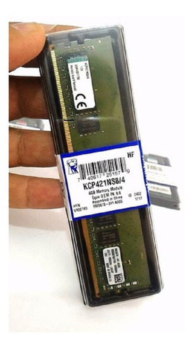 Memoria 4gb Ddr4 2133 Kingston Desktop Kcp421ns8/4 Nova Orig