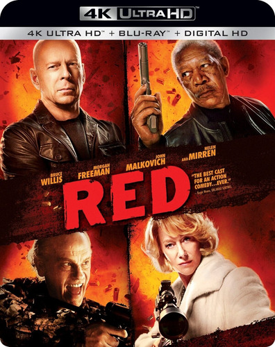 Red: Retirados Extermadamente Duros 4k Blu-ray C/slipcover