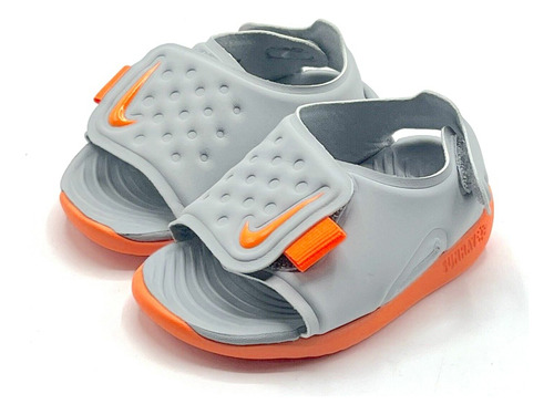 Sandalia Nike Sunray - Piscina Playa Gris Naranja Us 7c
