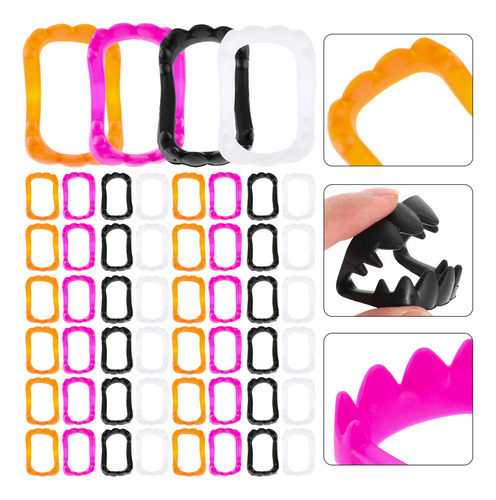 Prótesis Halloween Vampire Dententures Halloween Shine, 50 U
