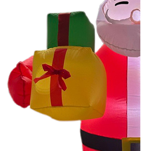 Inflables Navideños Iluminados De Papá Noel Decoración