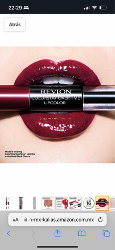 Revlon Colorstay Overtime 16hrs. Lip Color Doble, Fórmula Im