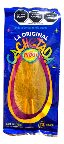 Paleta Cachetada Caramelo Suave 1400 Pz Pingüi