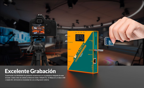 Avmatrix Se2017 Encoder, Capturadora Y Grabadora De Video