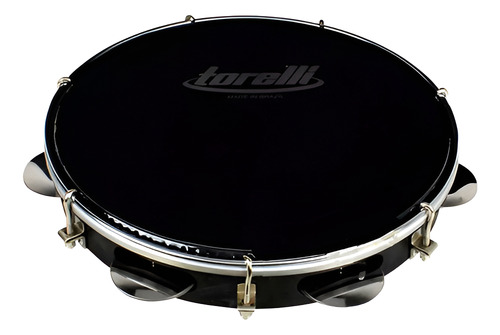 Kit Percussão Com Pandeiro Black Timbinha Tamborim Ganzá