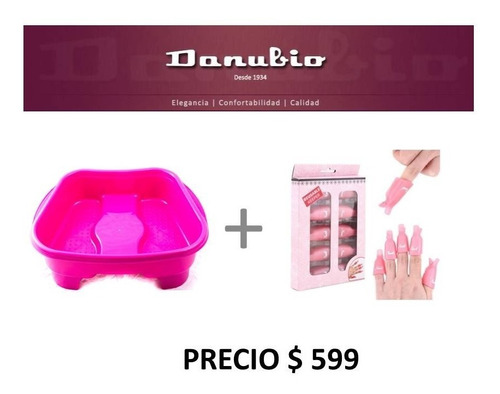 Palangana Pedicuro Spa Pies Peluqueria Grande + Palillo Uñas