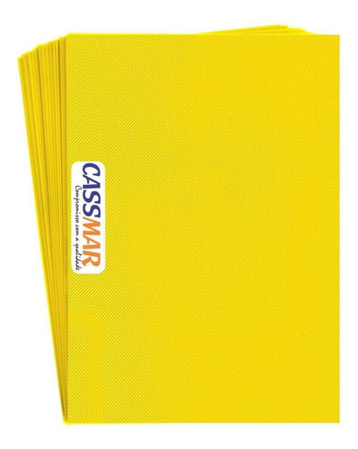 Capa Encadernação Pp Line Amarelo A4 100 Un