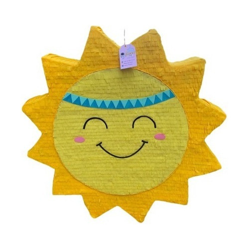 Piñata Personalizada Entamborada Sol Sonriente