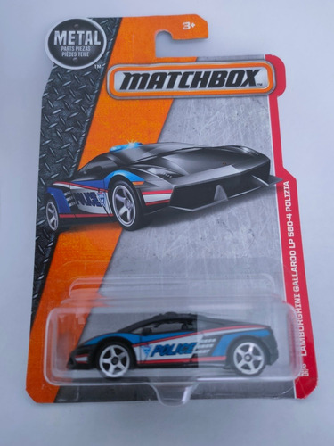 Matchbox Deportivo Lamborghini Gallardo Lp 560-4 Polizia