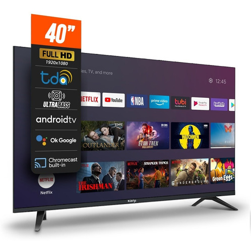 Imagen 6 de 7 de Smart Tv 40 Pulgadas Led Full Hd Netflix Youtube Con Android