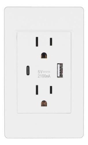 Soquete Usb Tipo C, Tomada De Parede Multifuncional