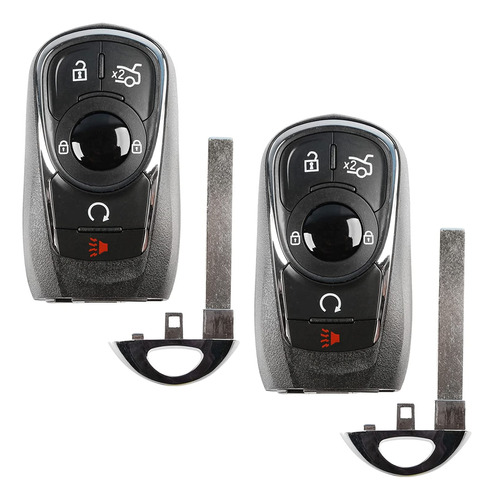 2x Remote Car Key Fob Keyless Entry 5btn For Buick Lacrosse