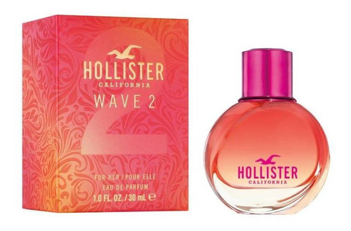 Perfume Importado Hollister Wave 2 Her Edp 30 Ml