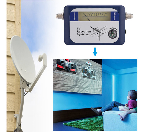 Señal De Antena De Televisión Terrestre Aérea Digital Mini B