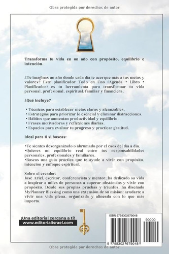 Mi Planificador Bendecido: Disena Una Vida Con Proposito E I
