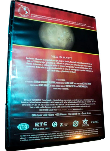 Dvd National Geographic Vida En Marte Nuevo
