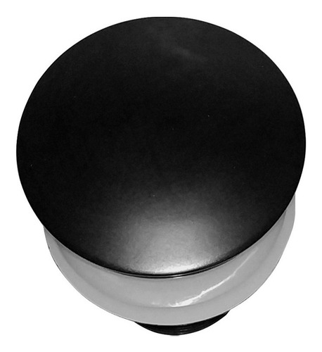 Válvula Banheiro Inox Click Popup Preta Fosca Black Matte